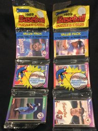 (2) 1989 Donruss Baseball Sealed Rack Packs - L