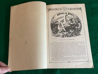 Antique Briggs And Bros Plant Catalog From 1872