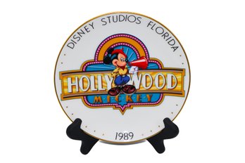 1989 'Hollywood Mickey' Limited Edition Plate #8195/15000