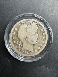 1895 Barber Silver Quarter