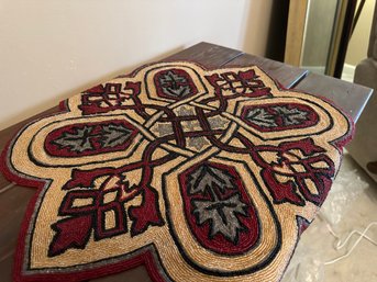 Gorgeous Beaded Needlepoint Table Cover
