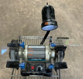 DELTA 6-in Variable Speed Bench Grinder With Light