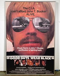 An Original Vintage Lobby Poster 'Good Guys Wear Black'