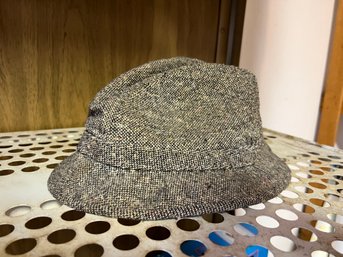 Vintage Tweed Porkpie Hat