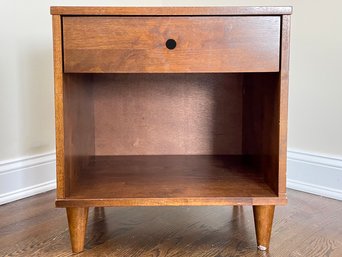 A Vintage Mid Century Teak Nightstand