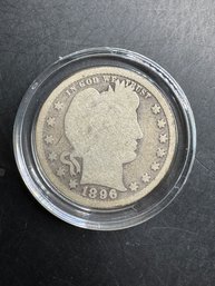 1896 Barber Silver Quarter