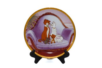 1970-1995 The Aristocats 25th Anniversary Plate With Box