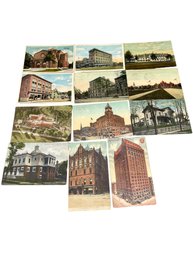 One  Dozen Antique Masonic Temples Postcards.