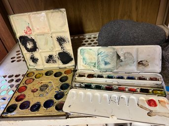 Collection Of Watercolor Paints