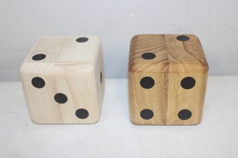 Large Wooden Dice