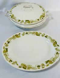 Lot Of 2 Grindley & Co 'The Olympic' Serving Pieces, Made In England