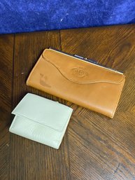 Vintage Leather Wallet Set