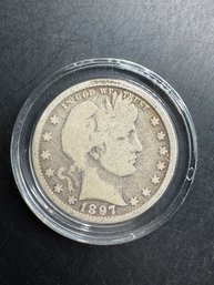 1897 Barber Silver Quarter