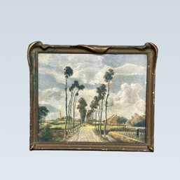 Dutch Painting Print 'The Avenue At Middelharniss Meindert Hobbema' With Unique Frame