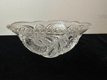 Pressed Glass Bowl