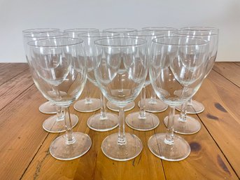 Set Of Clear Water Glasses