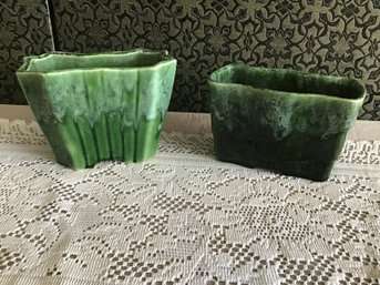 Vintage Planter Lot Of 2