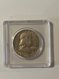 1962-D Benjamin Franklin Silver Half Dollar