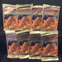 (8) 1999 The Campbell's Collection Trading Card Sealed Foil Packs - L