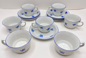 Vintage Arabia Tea Set With 8 Saucers & 7 Cups, Finland