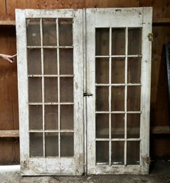 A Pair Of Vintage French Doors - Architectural Salvage!