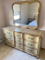 Mirror Backed Vintage Dresser Set