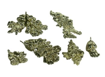 Lot Six Silver Nugget Pendants