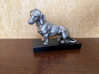 Cast Pewter Dachshund Figurine