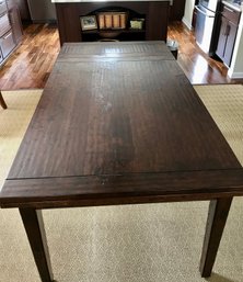 Beautiful Wood Refectory Table With Breadboard Leaves Purchased At ABC Carpet & Home, NYC - Paid $3565