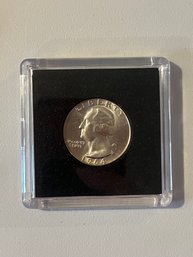 1964-D Uncirculated Silver Washington Quarter