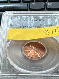 Lincoln Memorial Reverse  1C 1982  MS67RD  PCGS