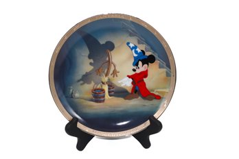 1940-1995 Disney Mickey Mouse Fantasia 55th Anniversary Plate In Box