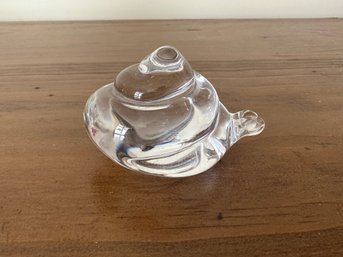 Glass Snail Paperweight