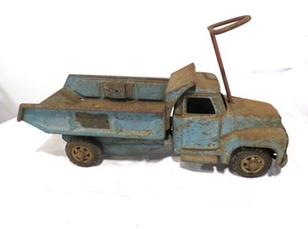 Vintage Buddy L Pressed Steel Sit N Ride Truck Construction Toy