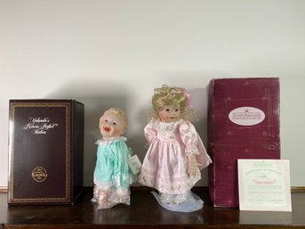 Ashton Drake And Edwin Knowles Dolls In Boxes