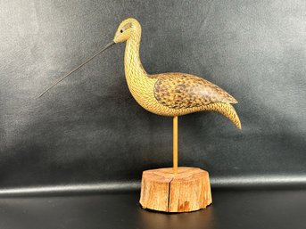 A Spectacular Vintage Shorebird Decoy: Long-Billed Curlew