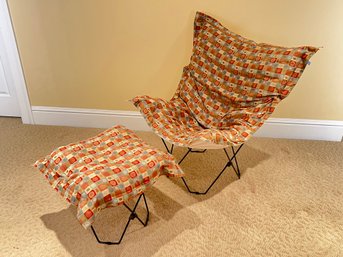 CTC Folding Butterfly Chair And Ottoman