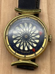 Ernest Borel Gold Plated Womens Kaleidoscope Cocktail Watch.