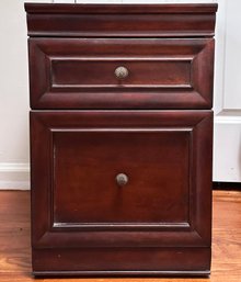 A Cherry Wood Office Cabinet