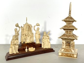 Vintage Asian Figures And Carvings