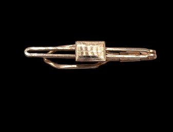 Vintage 12K Rose Color GF Tie Clip