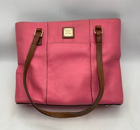 Dooney & Bourke Pebble Collection ~ Small Leather Shopper Tote ~ Hot Pink