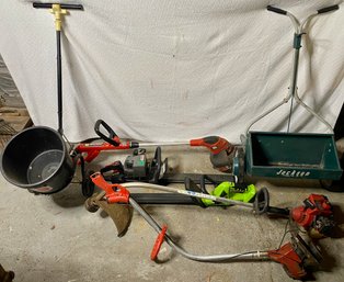 Lot Of Garaged Gardening Tools