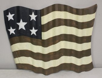 American Metal Flag ( Rustic)