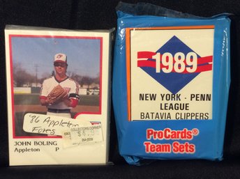 1986 & 1989 Minor League Baseball Team Sets - L