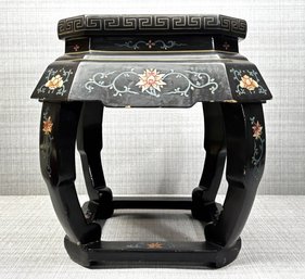 An Early 20th Century (Late Qing) Chinese Lacquered Garden Seat Or Cocktail Table