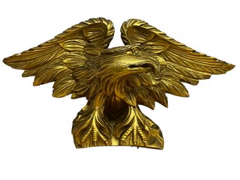 Antique Gilded Wooden Eagle