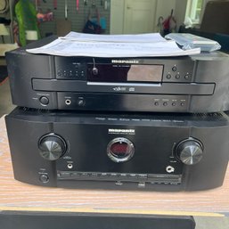 A Marantz AV Surround Receiver And 5 Disc  CD Changer