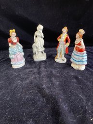 Victorian Style Women Figurines Lot