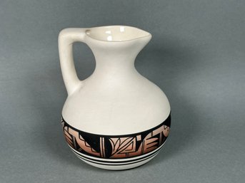 Signed Mesa Verde Pottery Pitcher